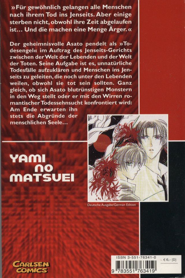 Yami no Matsuei   Manga in Blomberg