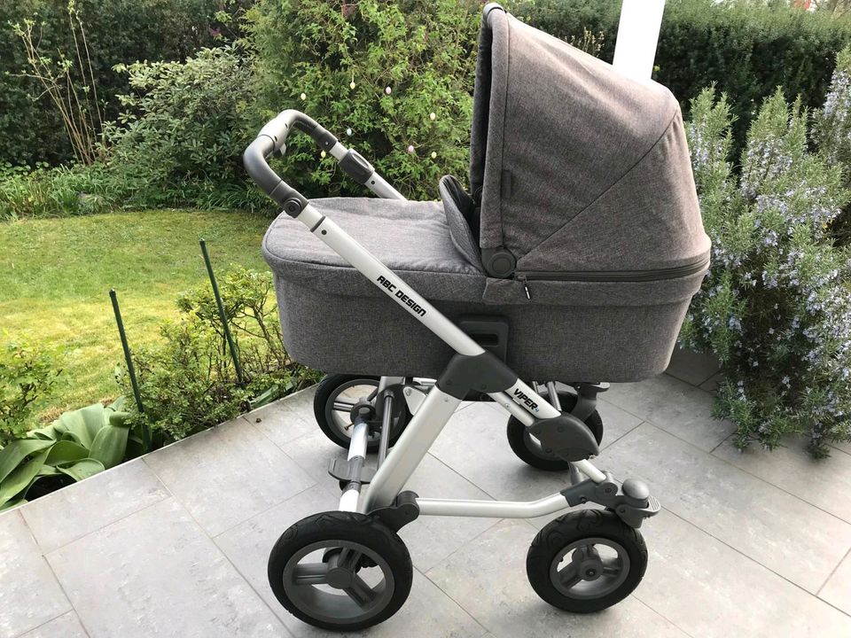 Kinderwagen 2 in 1 abc Design Viper 4 Kombikinderwagen Babywanne in Iserlohn