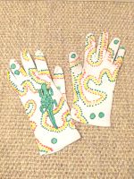 Elfen Mandala Handschuhe Baumwolle Selfmade Nordrhein-Westfalen - Billerbeck Vorschau