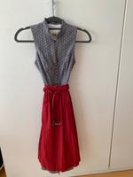 Wenger Dirndl mit Stehkragen Gr.30/32 Schürze mit Schließe Bayern - Raubling Vorschau