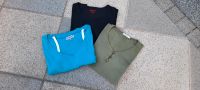 3-teiliges T-Shirt Set petrol khaki schwarz Sachsen-Anhalt - Aschersleben Vorschau