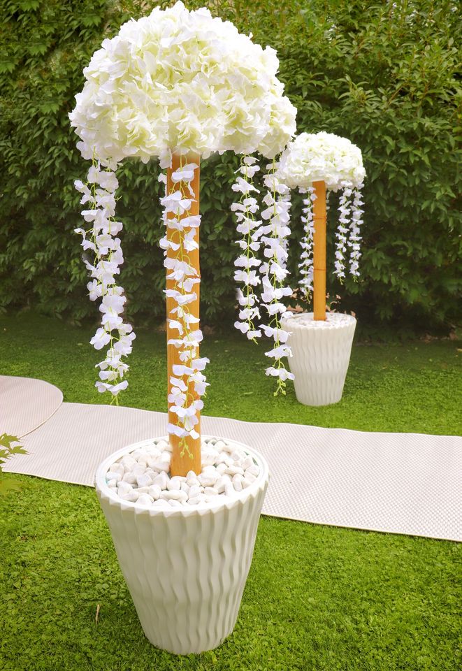 ❤️ HOCHZEIT SPRINGBRUNNEN BLUMENSÄULE DEKO LEIHEN MIETEN ❤️ in Iphofen