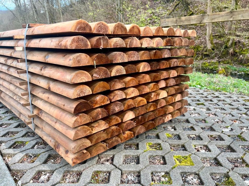 Halbriegel Halbhölzer Pferdezaun Querriegel - 8 x 250 cm - KDI in Lennestadt