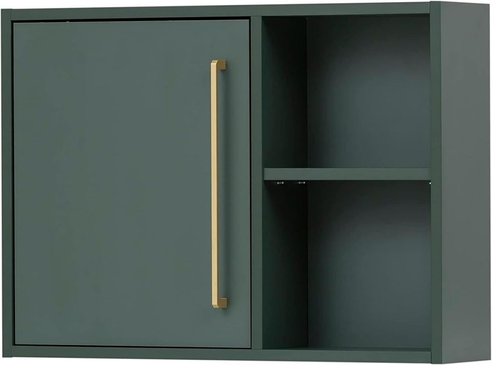 Hängeschrank waldgrün/Gold, 66,8 x 16 x 48,4 cm in Paderborn