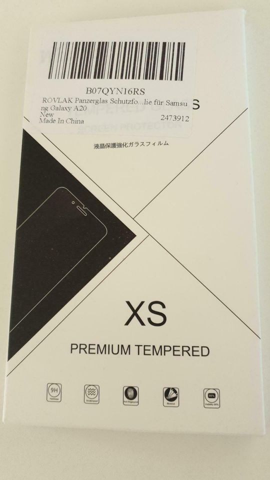 Displayschutz / Panzerglas Samsung Galaxy A20 in Blankenheim