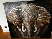 Leinwandbild Elefant mit 3D Farb-Effekt/Struktur 150x130 cm Eimsbüttel - Hamburg Stellingen Vorschau