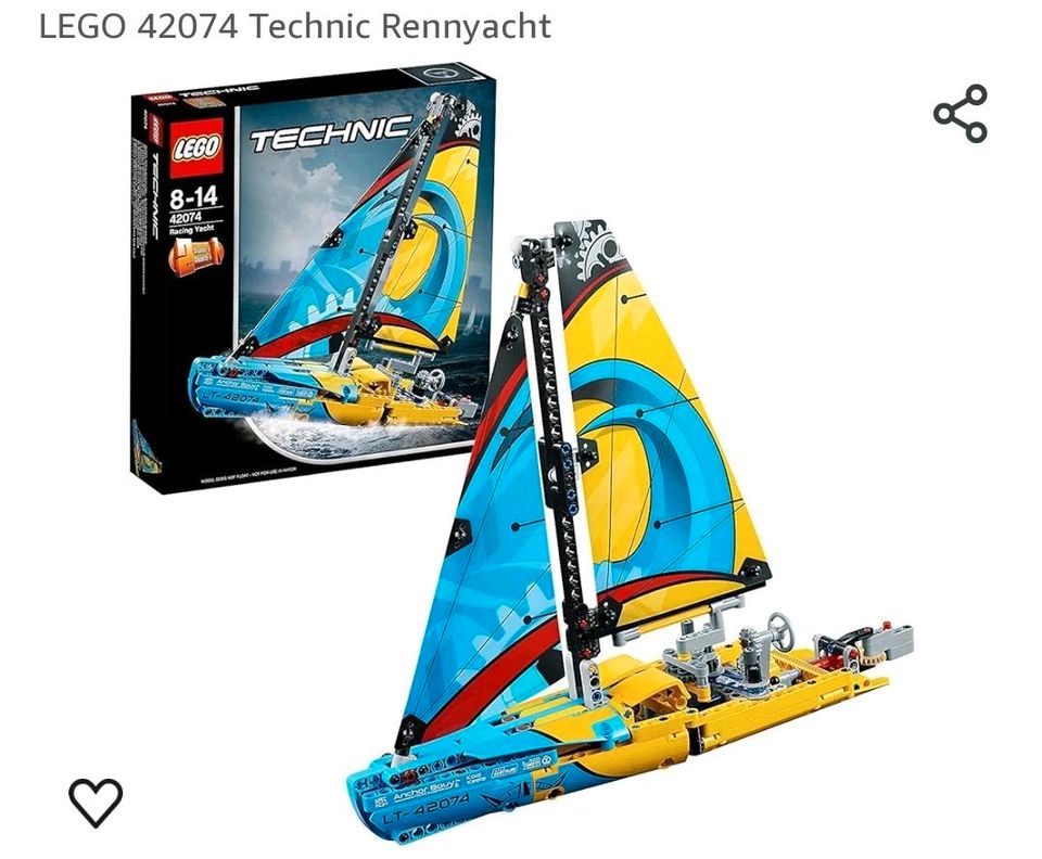 LEGO Technic Rennyacht 42074 in Trittau