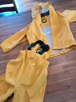 Regenjacke Regenhose Set 98 gelb mikkline Regenkombi Nordrhein-Westfalen - Moers Vorschau