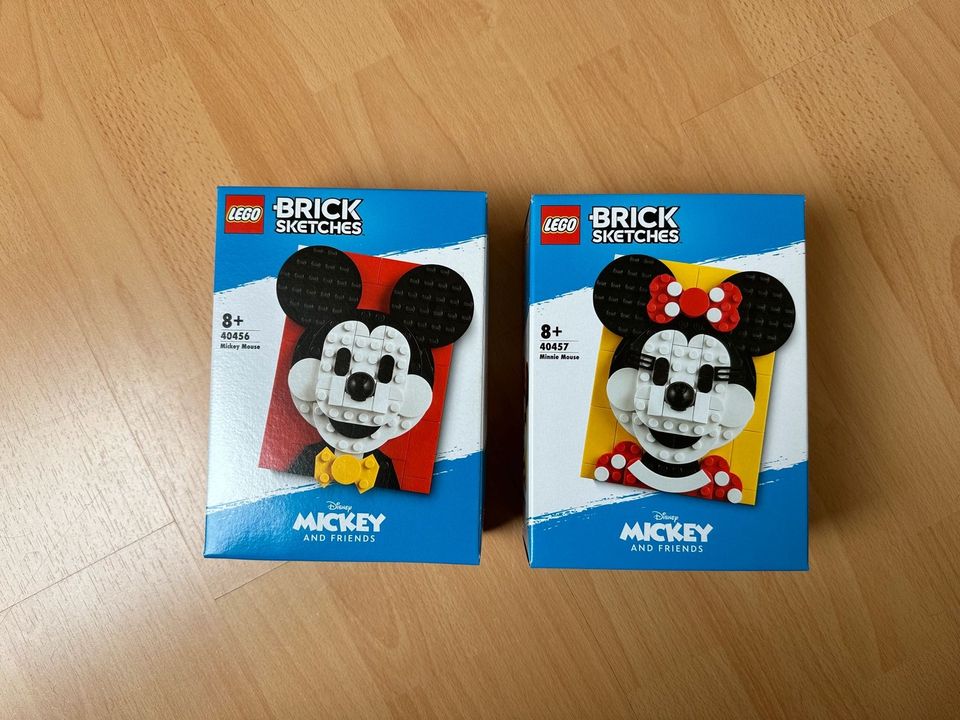 Lego Brick Sketches Nr. 40456 + 40457 Mickey + Minnie Mouse NEU ! in Hochdorf