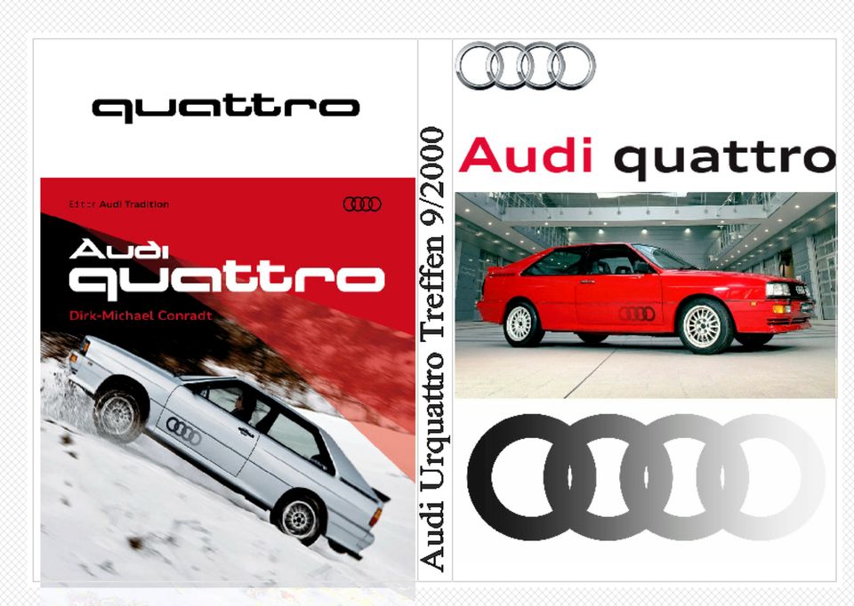 Audi Urquattro DVD 20jähriges Treffen 9/2000 + Reparatur,Teilekat in Hamburg