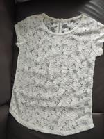 Spitzenshirt Strand wollweiß H&M Gr. S Kreis Pinneberg - Pinneberg Vorschau