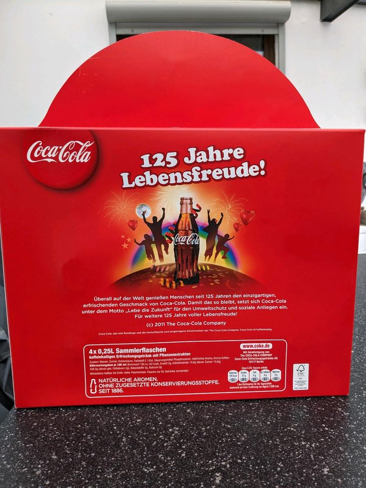 Coca-Cola Sammelflasche 125 Jahre Lebensfreude! in Linnich