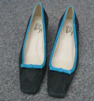 Alba Moda Schuhe Gr. 35 dunkelblau / Türkis mit Schleifchen Nürnberg (Mittelfr) - Aussenstadt-Sued Vorschau