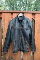 Lederjacke / Echtleder Braun / Motorradjacke / oldschool Berlin - Köpenick Vorschau