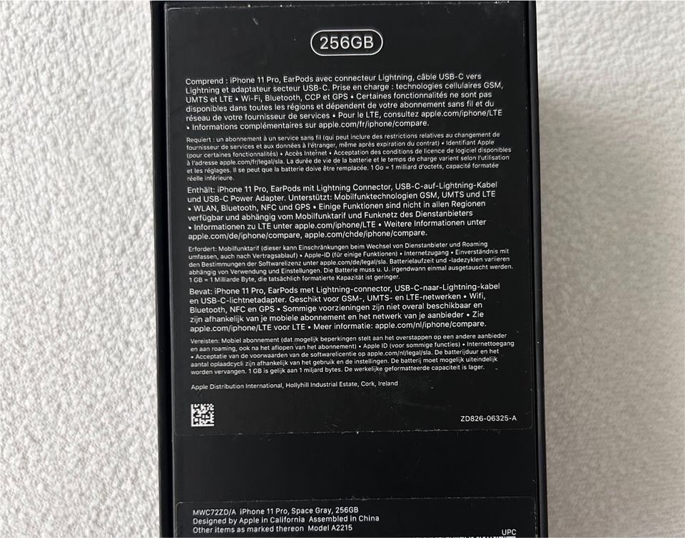 iPhone 11 Pro 256GB Space Gray in Essen