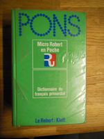 Buch "Pons",Klettverlag,Dictionaire du francais primordial,Robert Baden-Württemberg - Neuenbürg Vorschau