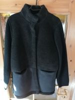 Plüsch-/Velour-/Strickjacke schwarz - für Damen Gr. 38 Bayern - Geiselhöring Vorschau