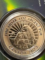 1OZ Majestic Polar Bear: Silbermünze mit Eisbären-Familie Rheinland-Pfalz - Altenkirchen Vorschau