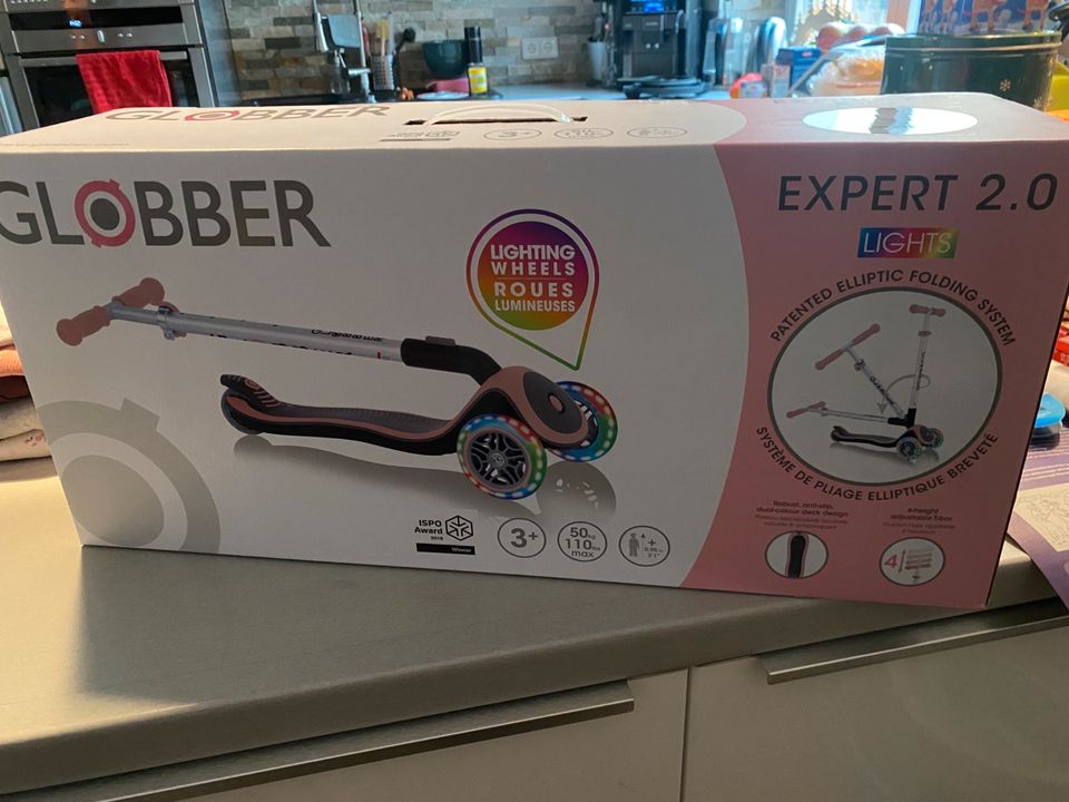 Globber Expert Light rosa - Roller mit drei Rädern, Scooter in Gelsenkirchen