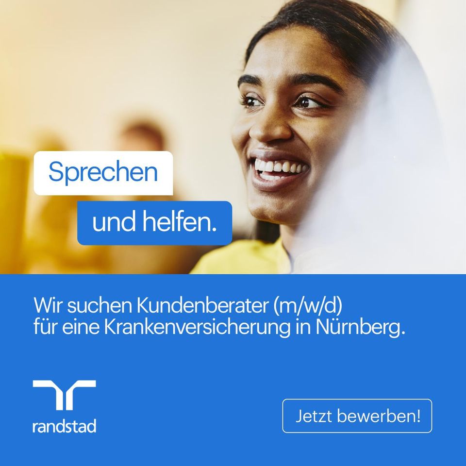 Kundenberater (m/w/d) Krankenversicherung in Nürnberg in Nürnberg (Mittelfr)