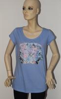 Da. T-Shirt hellblau mit Löwen-Motive K&L Gr.40/42 *NEU* Bayern - Velden Vorschau