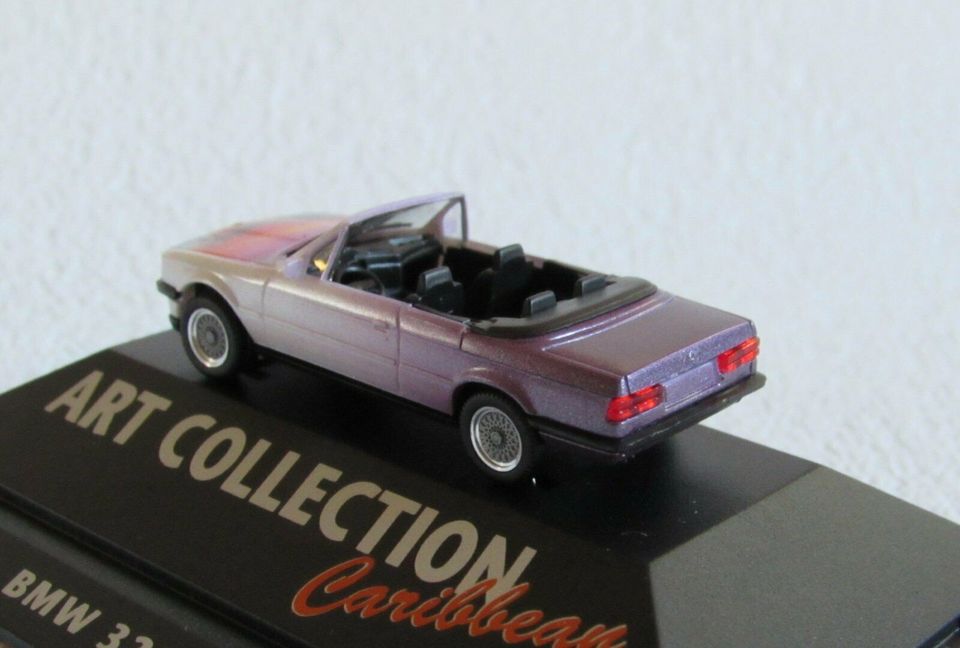 Herpa 045001 BMW 325i Cabrio Art Collection Caribbean Spur H0 in Berlin