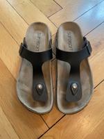 Supersoft Sandalen Zehentrenner Gr. 37, Schwarz, Leder Bayern - Memmingen Vorschau
