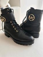 Michael Kors Damen Schnür-Stiefelette Schwarz Glattleder Nordrhein-Westfalen - Krefeld Vorschau