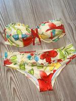 Bikini Calzedonia Gr 38 40 85 B C gelb bunt Blumen Vintage 70er Eimsbüttel - Hamburg Lokstedt Vorschau
