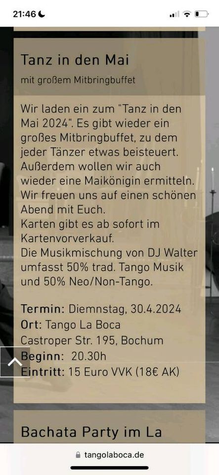 Suche „Tanzpartner“ Rheinberg Freizeitaktivitäten in Rheinberg