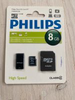 PHILIPS microSDHC-Karte - 8GB - Class 4 - mit SD-Adapter SD Karte Thüringen - Saalfeld (Saale) Vorschau