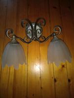Jugendstil Wandlampe 2 Flammen mit Zug Bayern - Mainleus Vorschau
