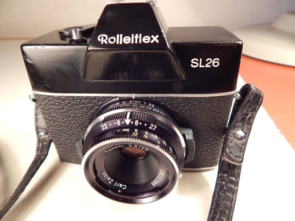 Rolleiflex SL26 mit Tessar 2,8 / 40 und Tasche in Dortmund
