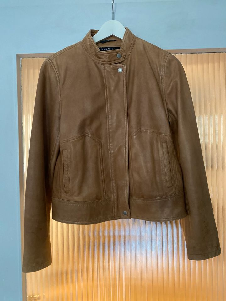 Marc o Polo Lederjacke Jacke Leder cognac braun 36 S in München