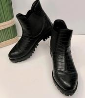 Stiefeletten mit Kroko Muster Reptilien vegan fake Leder Baden-Württemberg - Dossenheim Vorschau