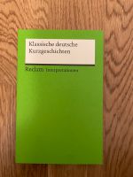 Interpretationen klassische deutsche Kurzgeschichten Berlin - Pankow Vorschau