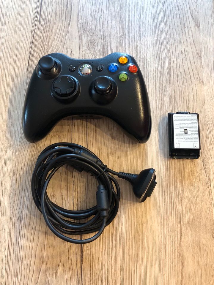 Xbox 360 Wirelesscontroller (schwarz) in Ahrensfelde