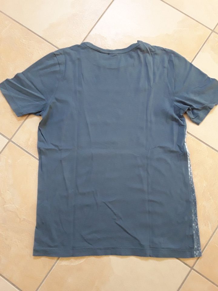 T-Shirt blau mit Print Gr. 152 s.Oliver * TOP* in Bürgel