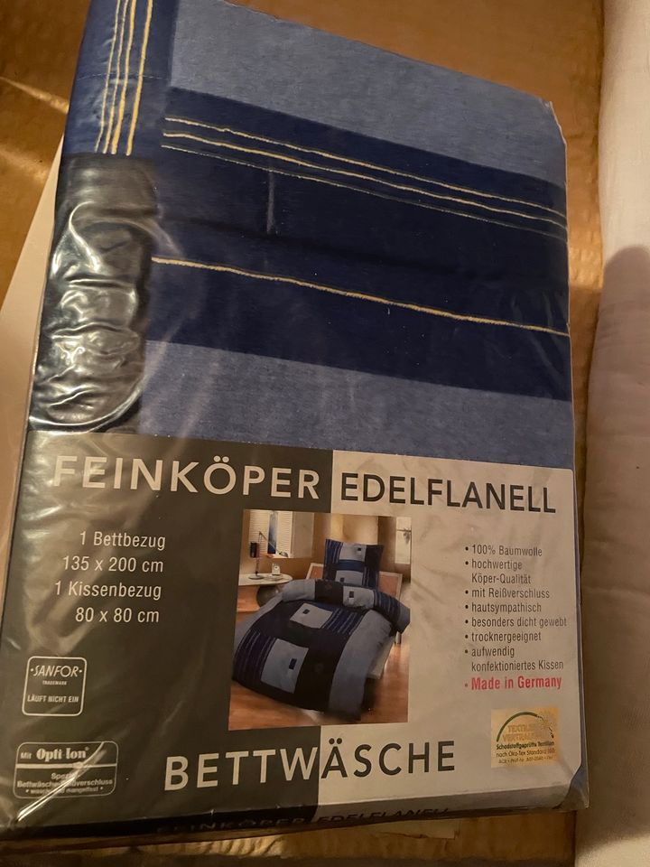 Verkaufe neue Bettwäsche Winter 135 x 200 in Schneckenlohe