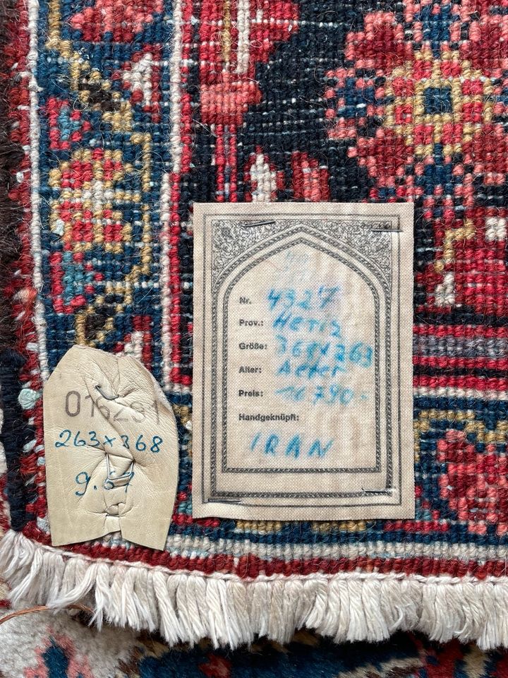 Teppich Iran Heriz handgeknüpft, Wolle 368x263cm (NP 16.790 DM) in Bielefeld