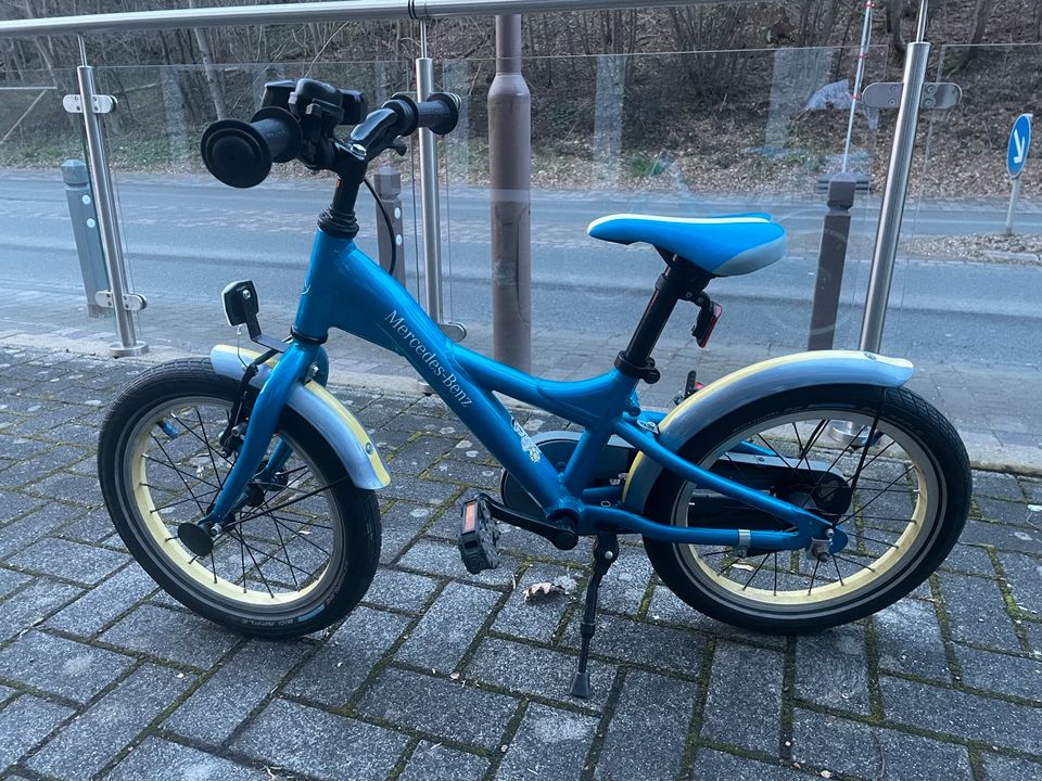 Kinderfahrrad 16 Zoll original Mercedes Benz neuwertig in Ruppichteroth