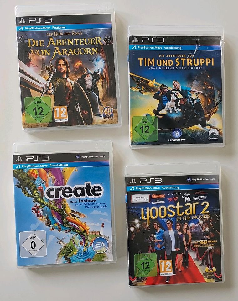 PS3 PlayStation 3 Spiele Paket Move kompatibel Sony Games in Kreuztal