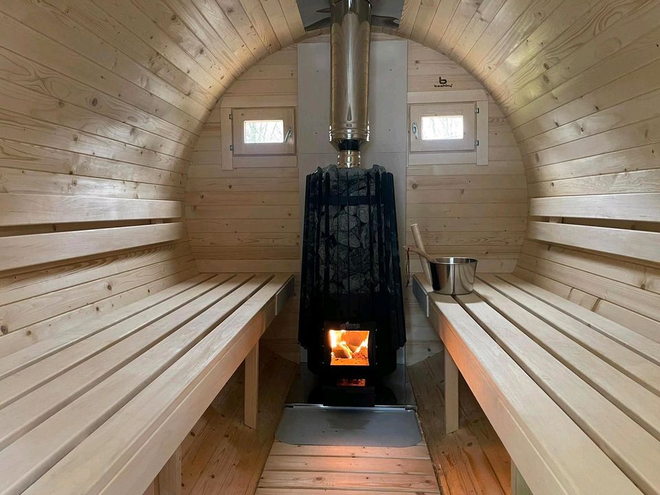 Miete unsere mobile Sauna für Wellness daheim in Hamburg