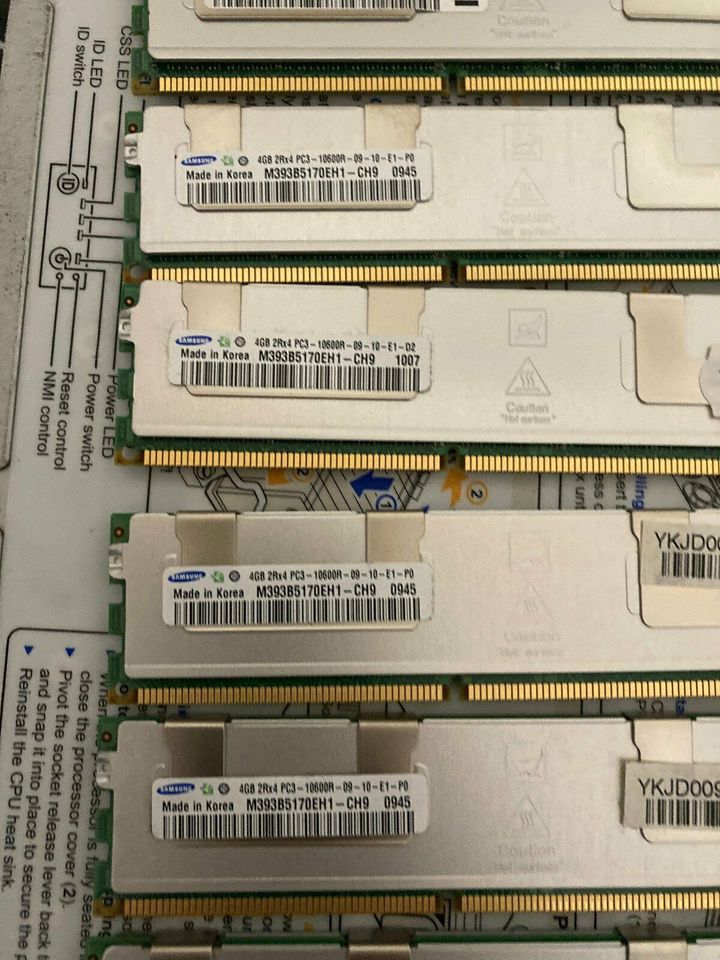 DDR3 ECC R Ram 2Rx4 pc3 10600r  4gb Module in Kaiserslautern