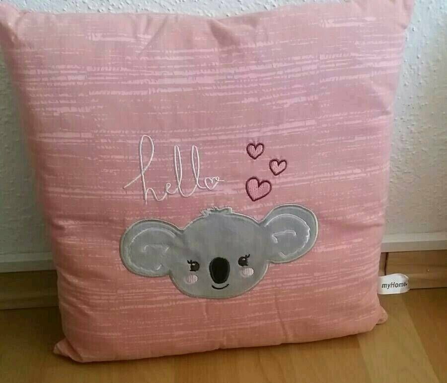 Kissen rosa Farbe ca 30×30cm  Mädchen Kinderzimmer Sofakissen in Rosenberg