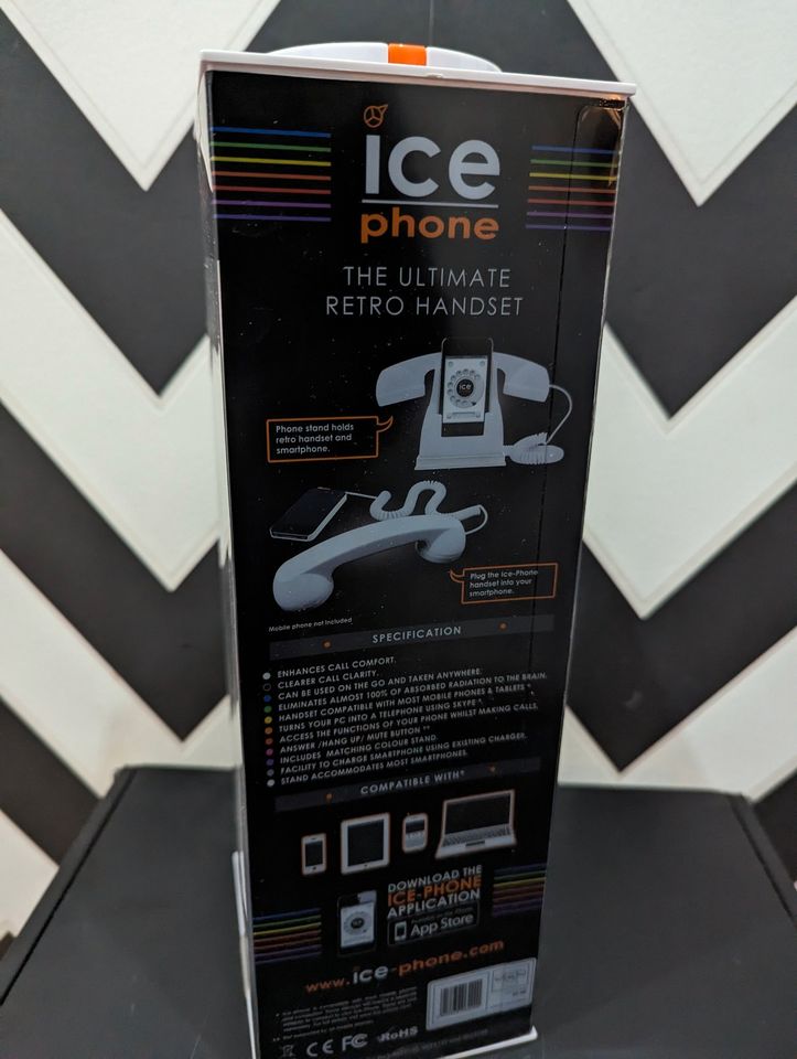 NEU/OVP: ICE Phone Retro HeadSet weiß in Lampertheim