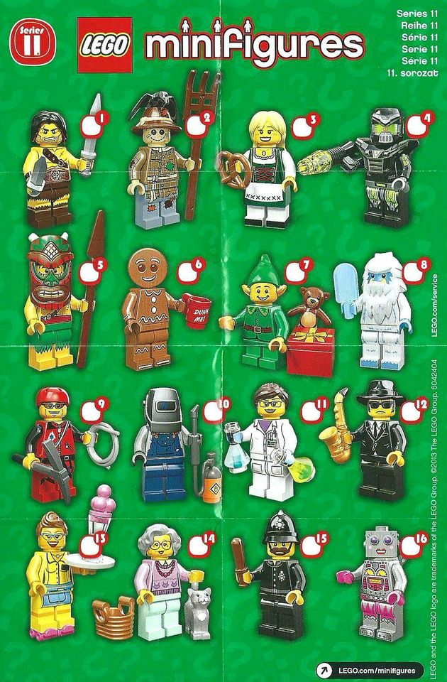 Lego 71002 Minifiguren Serie 11, neu, Auswahl in Berglern