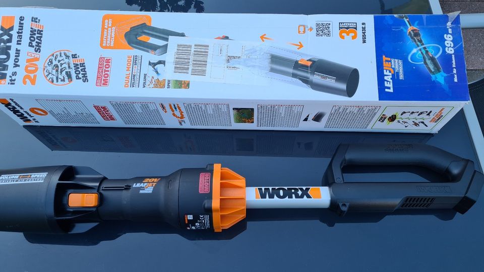 WORX WG543E.9 Nitro Profi Akku-Laubbläser Leafjet 20V in Siedenbollentin