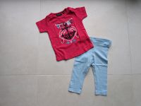 Set Gr. 74 aus pinkem T-Shirt und hellblauer Leggings Hessen - Heppenheim (Bergstraße) Vorschau