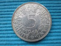 5 DM Silbermünze 1968 D (Heiermann) (Silberadler) Bayern - Uttenreuth Vorschau